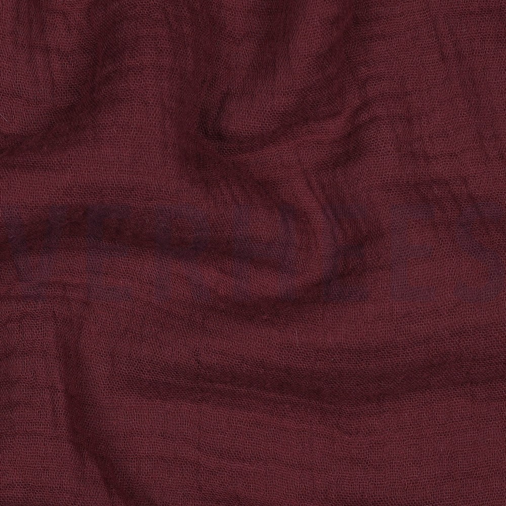 TRIPLE GAUZE 3-LAAGS GOTS AUBERGINE #7
