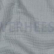 BAUMWOLLE MUSSELIN DREILAGIG GOTS HELLTÜRKIS (thumbnail) #2