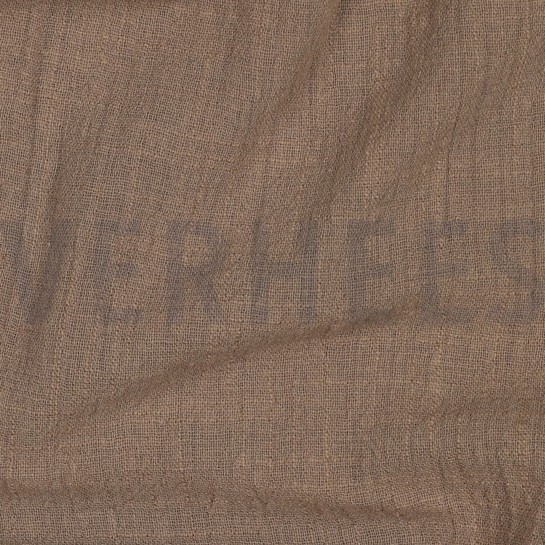 BAUMWOLLE SLUB GEWASCHEN TAUPE #7
