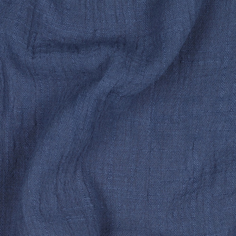 BAUMWOLLE SLUB GEWASCHEN JEANSBLAU #7