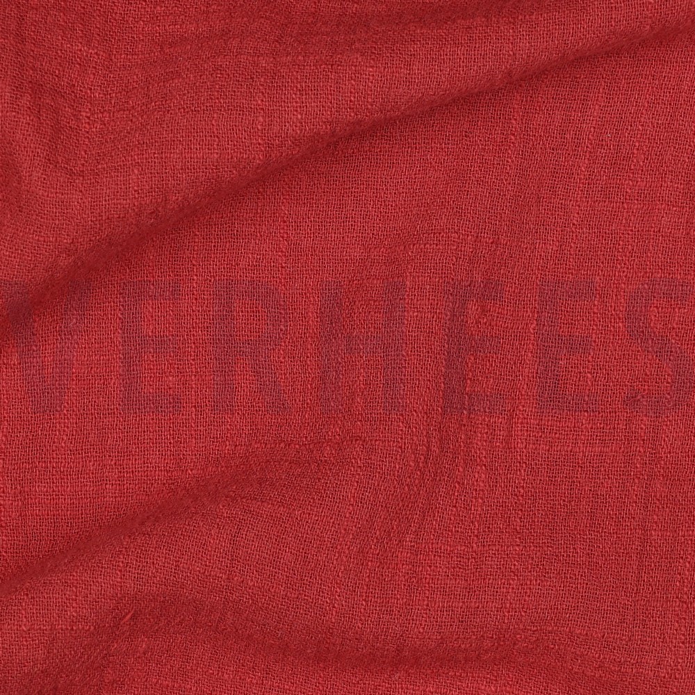 COTTON SLUB WASHED WINE RED #7