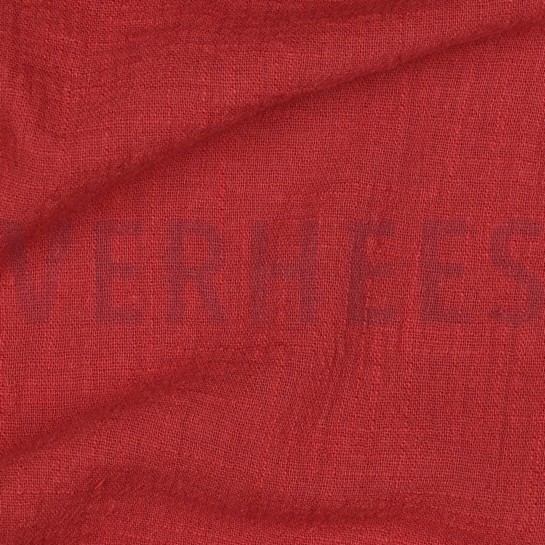 KATOEN SLUB GEWASSEN WIJNROOD #7