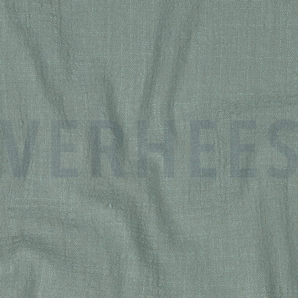 COTTON SLUB WASHED OLD GREEN #7