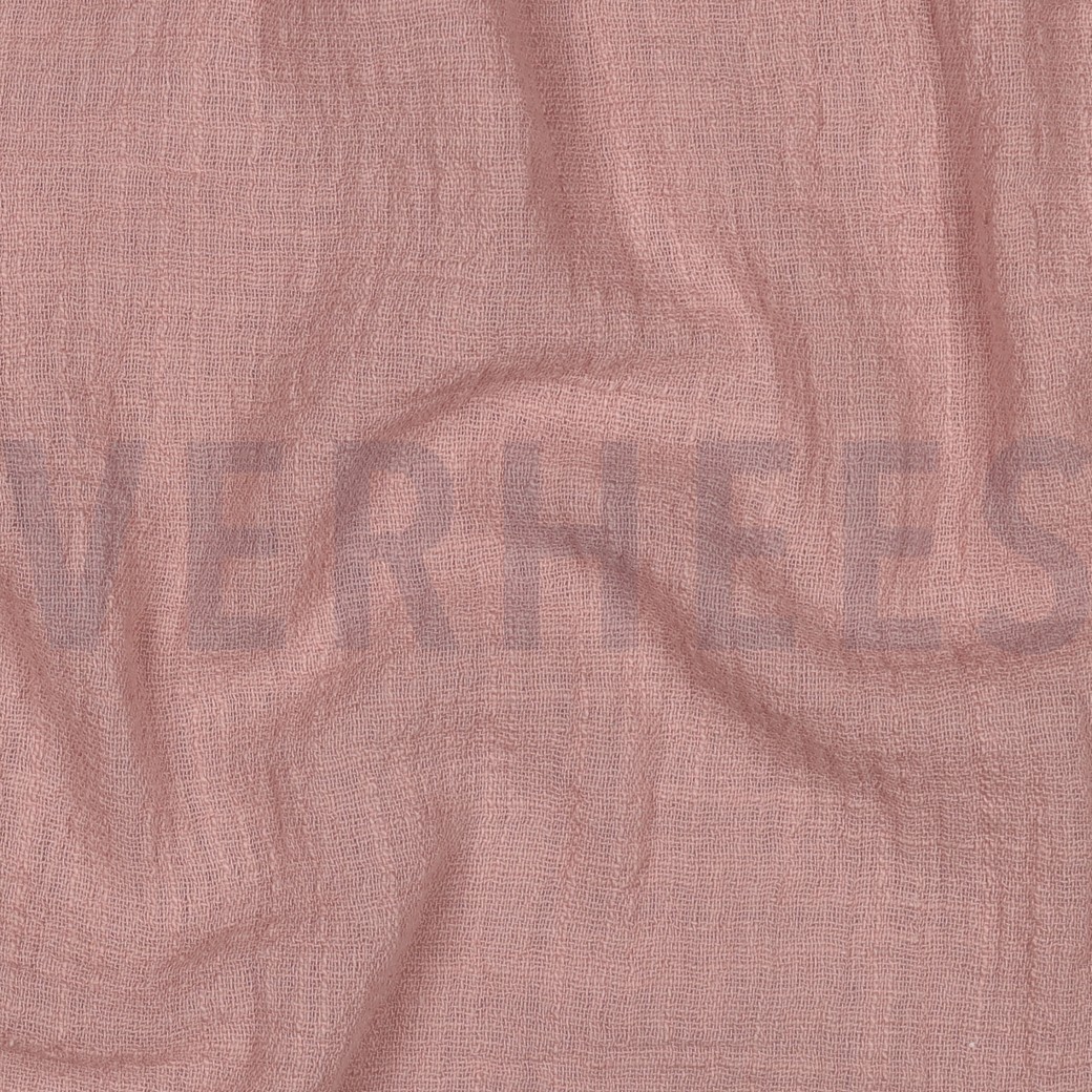 COTTON SLUB WASHED OLD ROSE #7