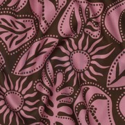 VISCOSE ROSELLA STRETCH ABSTRACT ARMY GREEN (thumbnail) #2