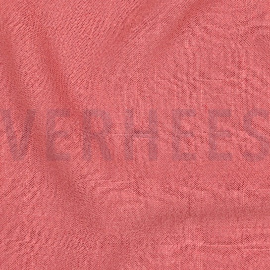 LINNEN VISCOSE GEWASSEN KORAAL #7