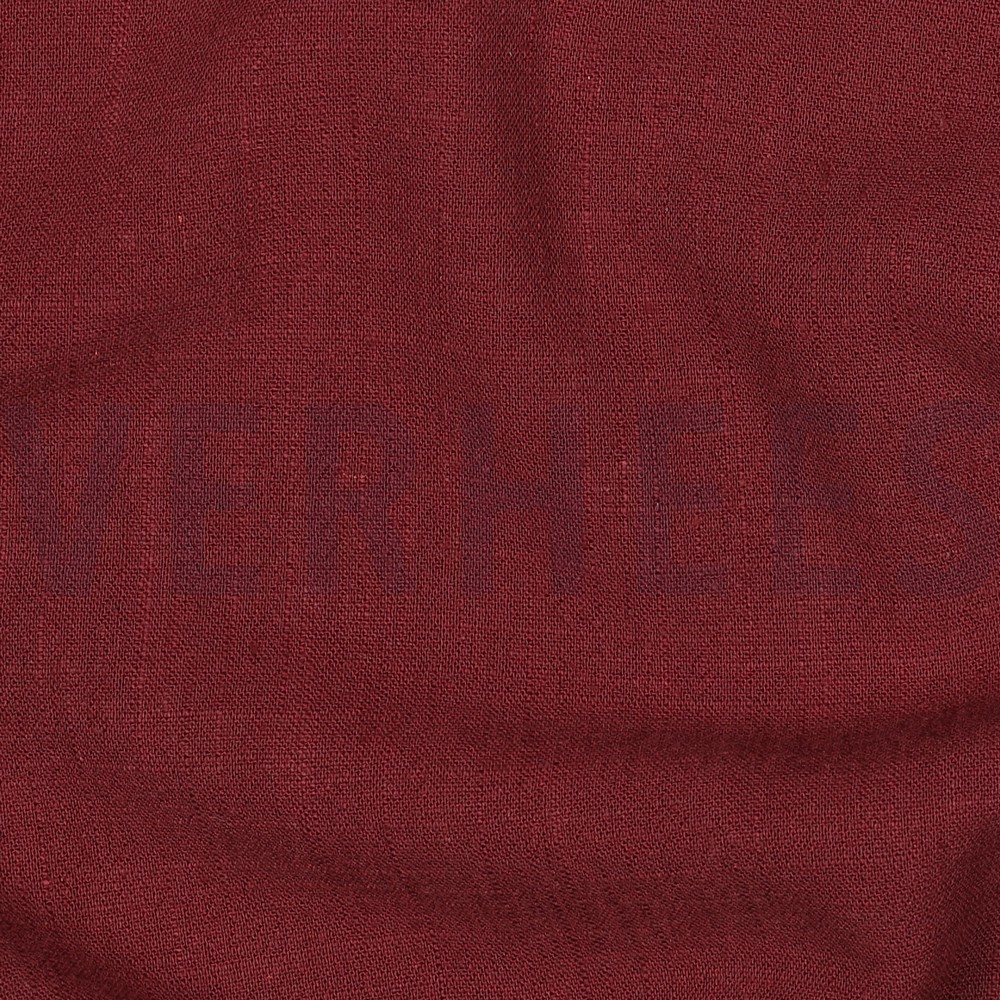 LIN VISCOSE LAVÉ ROUGE VIN #7