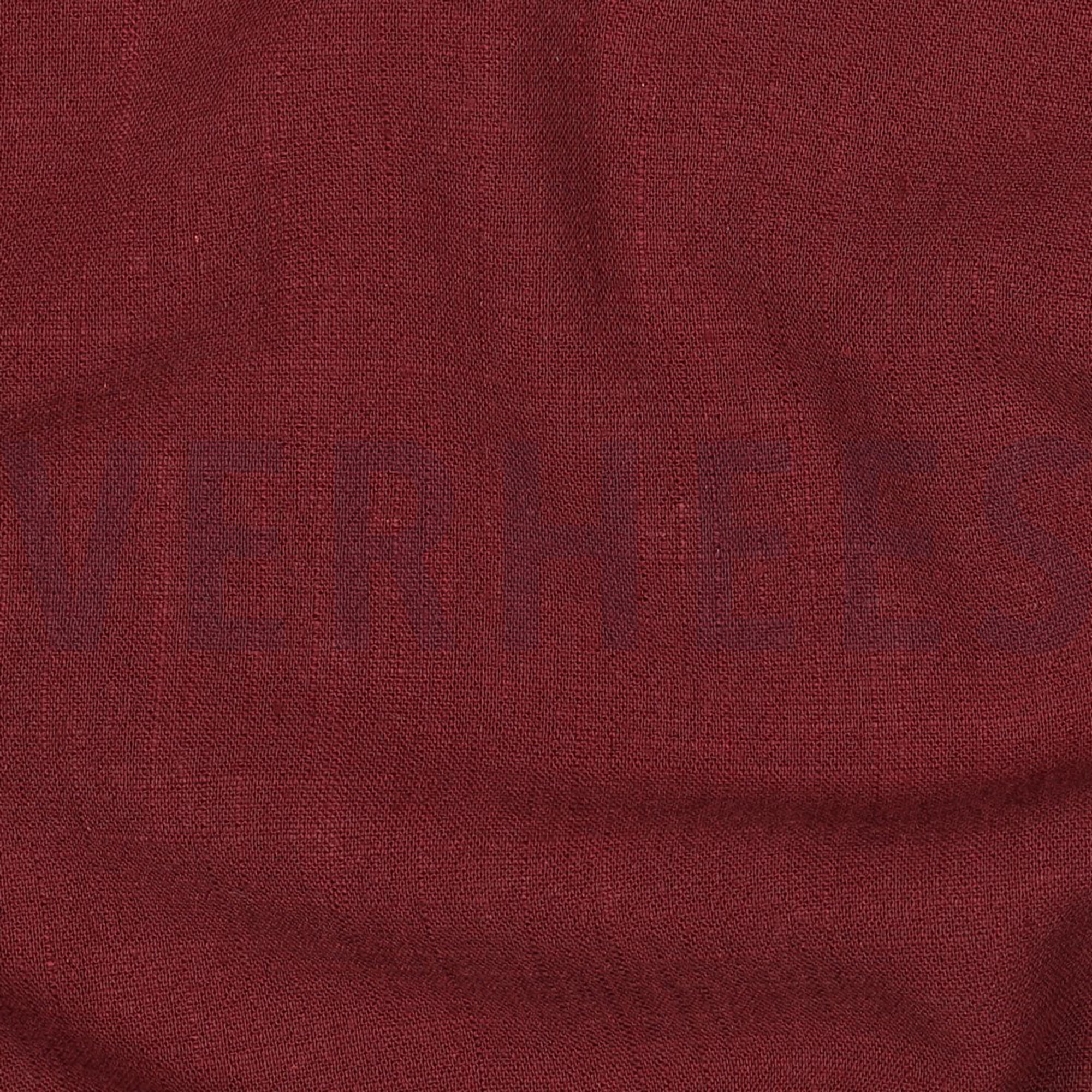 LEINEN VISKOSE GEWASCHEN WEINROT (high resolution) #2