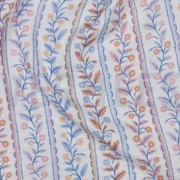 MUSSELIN GOTS DIGITAL BLÄTTER WEISS (thumbnail) #2