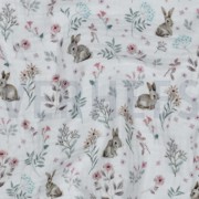 MUSSELIN GOTS DIGITAL WALDTIERE WEISS (thumbnail) #2