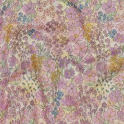 BAUMWOLLE VOILE DIGITAL KLEINE BLUMEN HELLROSA (thumbnail) #2