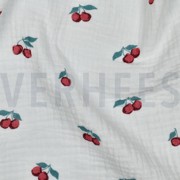 MUSSELIN GOTS FRÜCHTE WEISS (thumbnail) #2