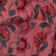 MUSSELIN GESTEPPT BLUMEN MAUVE (thumbnail) #2