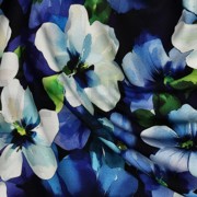 PUNTA DI ROMA DIGITAL BLUMEN SCHWARZ (thumbnail) #2