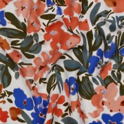 LENZING™ ECOVERO™ DIGITAL BLUMEN WEISS (thumbnail) #2