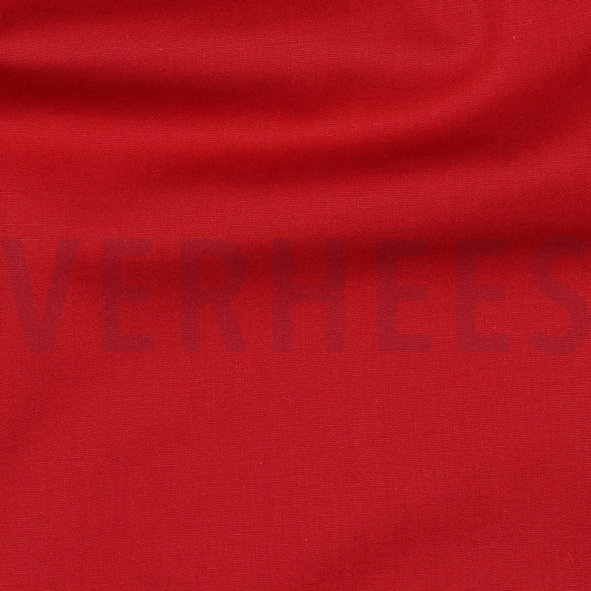 KATOENEN POPLIN GOTS DONKERROOD (high resolution) #2