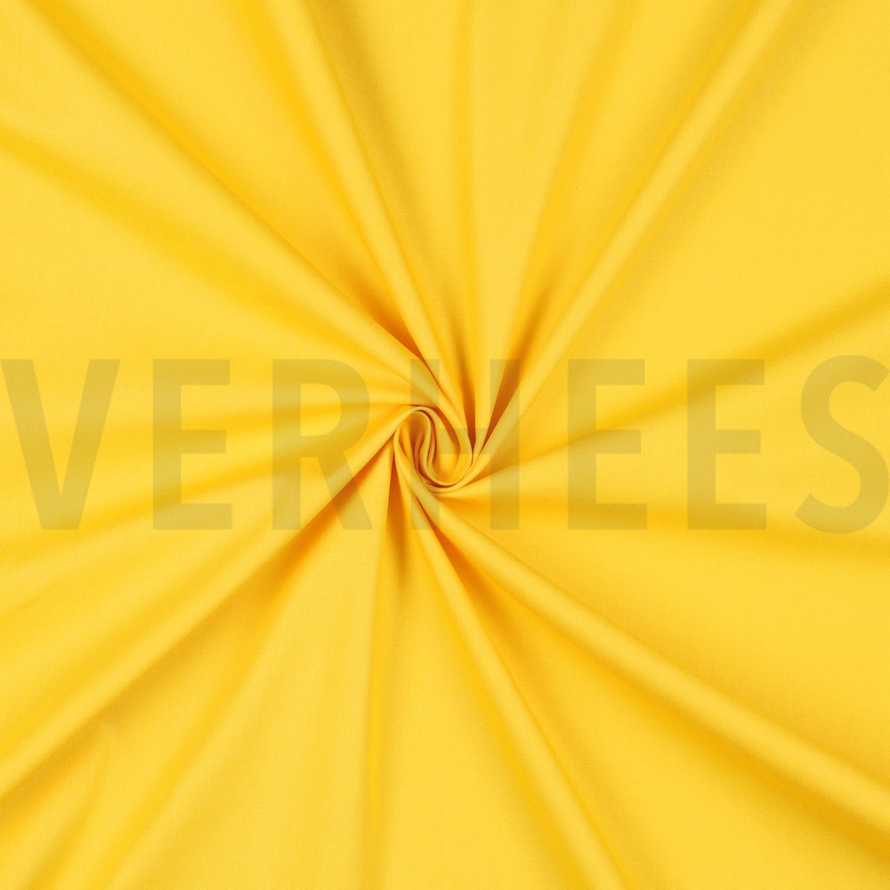 POPELINE DE COTON GOTS JAUNE #7