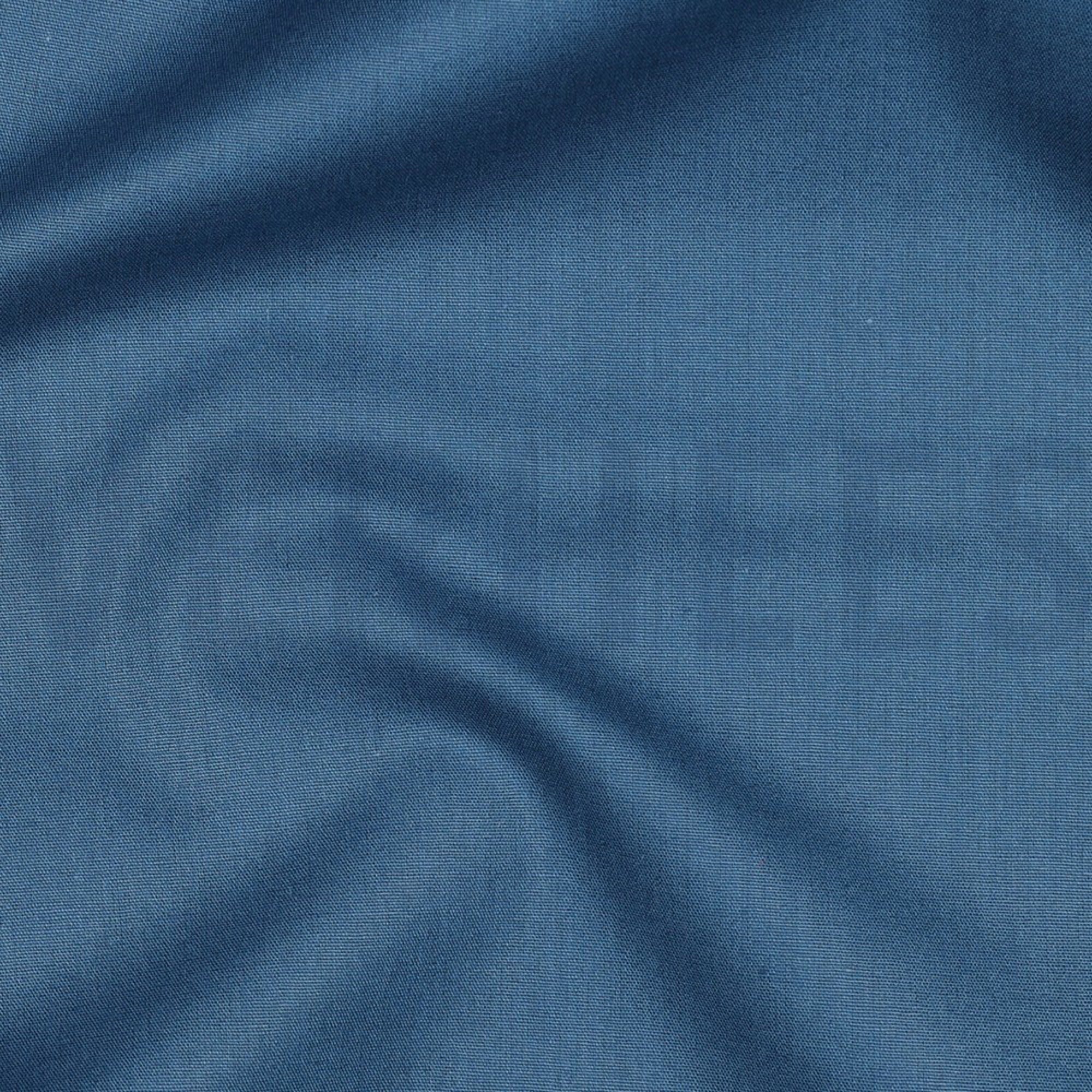 KATOENEN POPLIN GOTS JEANSBLAUW (high resolution) #2