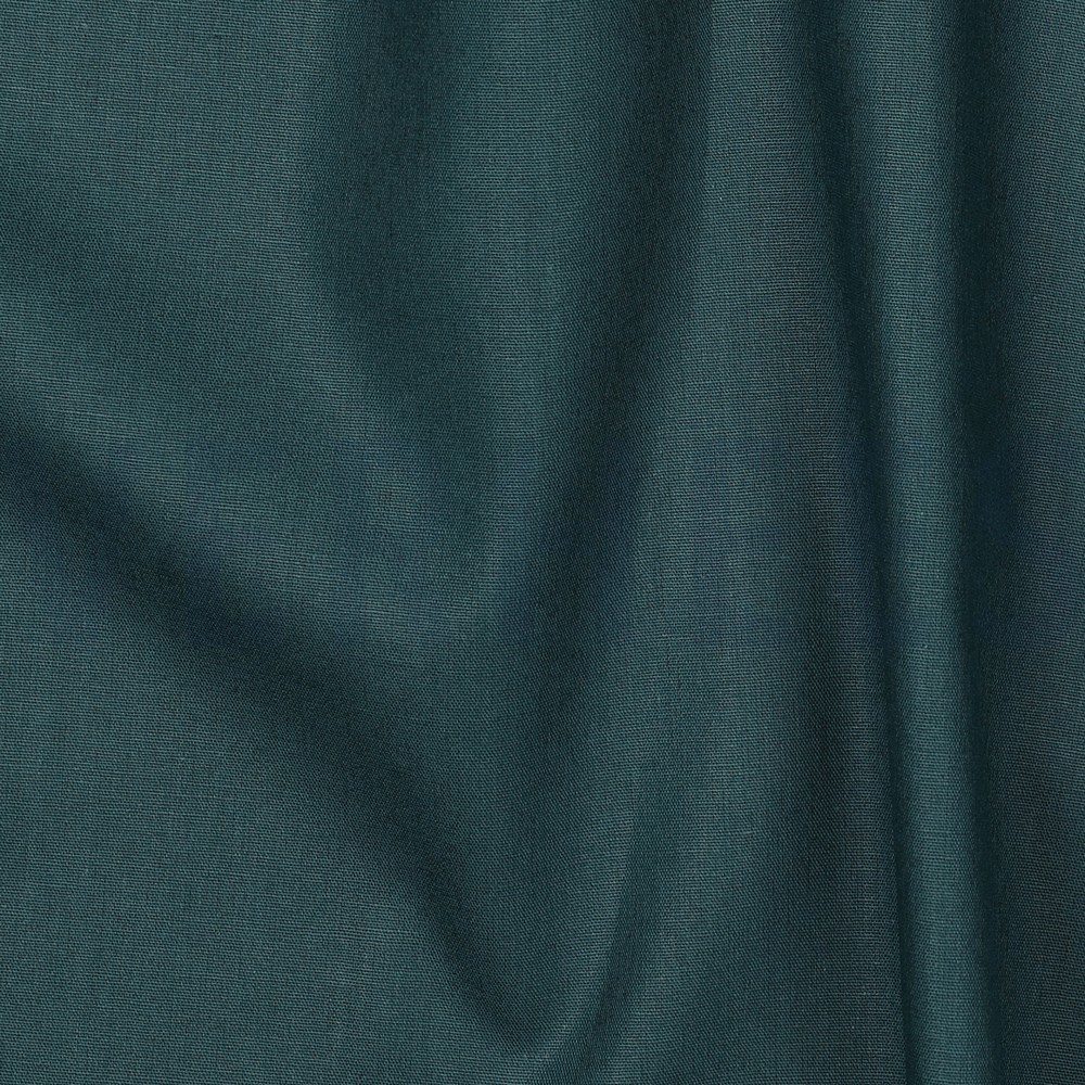 POPLIN GOTS DARK GREEN #7