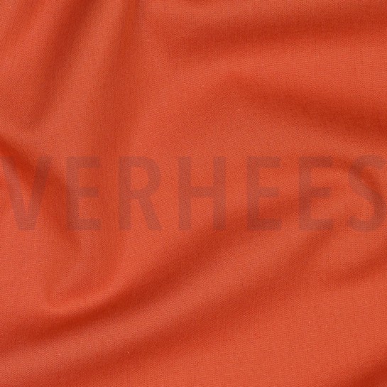 BAUMWOLLE POPELINE GOTS BRICK #7