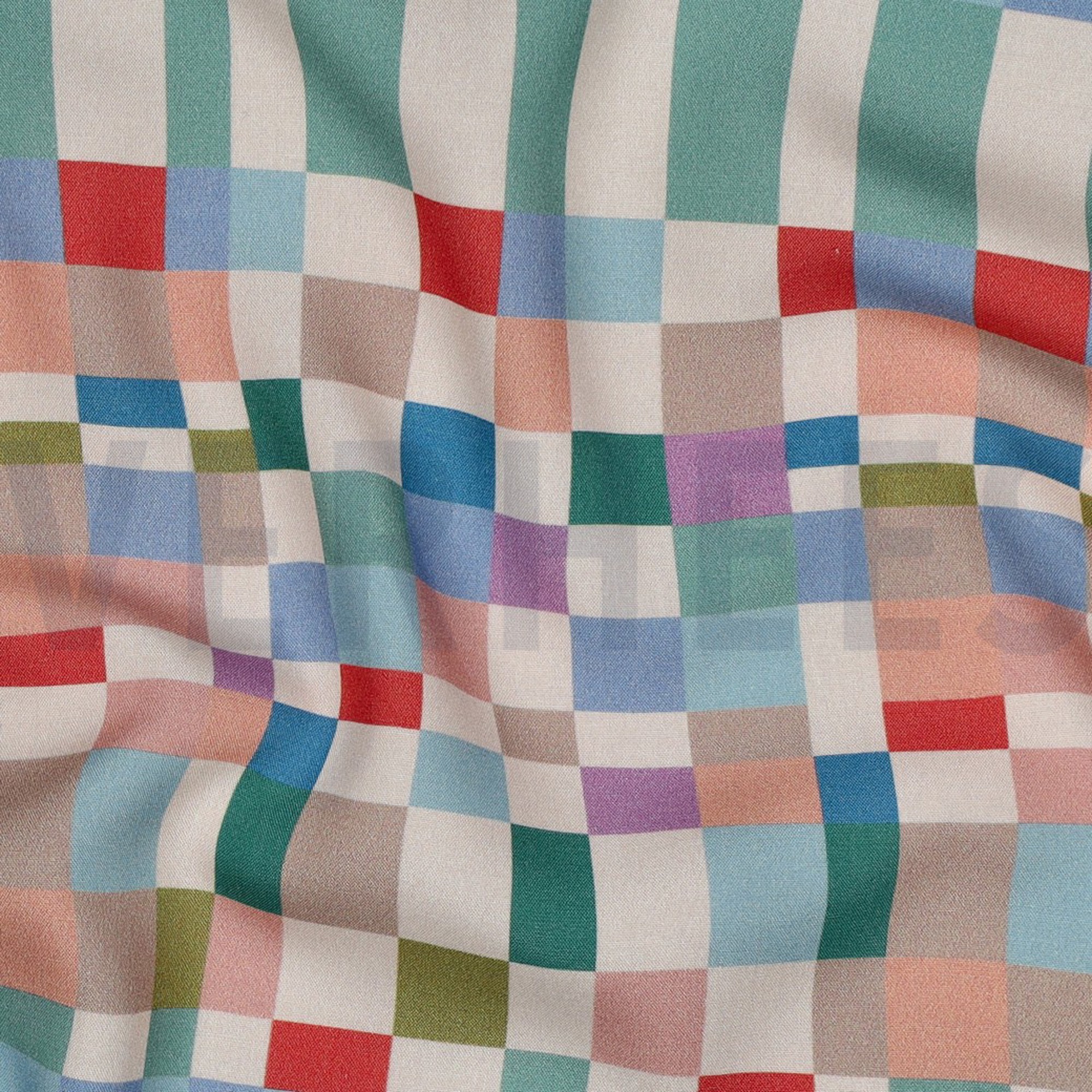 VISCOSE RADIANCE DIGITAL ABSTRACT MULTICOLOUR (high resolution) #2