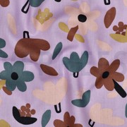 BAUMWOLLE POPELINE GOTS BLUMEN JENNIFER BOURON LAVENDEL (thumbnail) #2