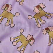 KATOENEN POPLIN GOTS HONDEN JENNIFER BOURON LAVENDEL (thumbnail) #2