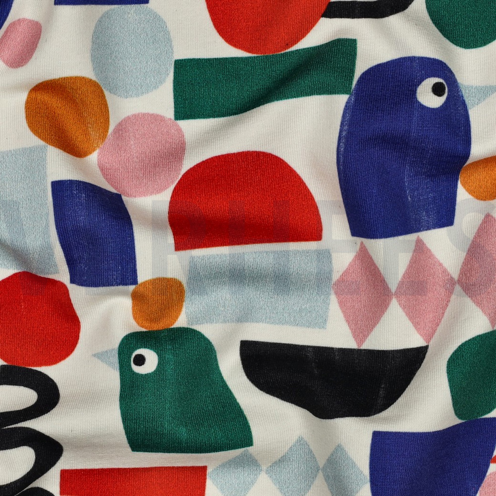 FRENCH TERRY GOTS DIGITAL GRAFISCHE FORMEN JENNIFER BOURON NATUR (high resolution) #2