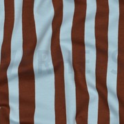 FRENCH TERRY GOTS STREIFEN JENNIFER BOURON HELLBLAU/BRAUN (thumbnail) #2