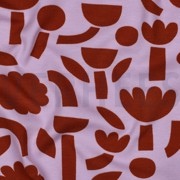 JERSEY GOTS BLUMEN JENNIFER BOURON LAVENDEL (thumbnail) #2