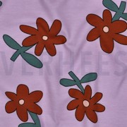 JERSEY GOTS BLUMEN JENNIFER BOURON LAVENDEL (thumbnail) #2