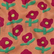 RIPPJERSEY GOTS BLUMEN JENNIFER BOURON PFIRSICH (thumbnail) #2