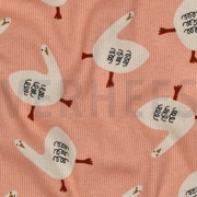 RIPPJERSEY GOTS GÄNSE JENNIFER BOURON ROSA (thumbnail) #2