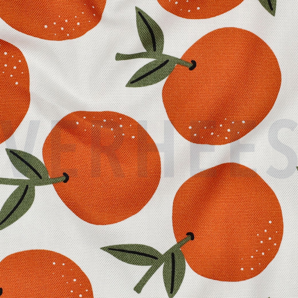 TOILE DÉCORATION FRUIT BLANC #7