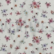 FEIN GEWEBTE BAUMWOLLPOPELINE DIGITAL BLUMEN WEISS (thumbnail) #2