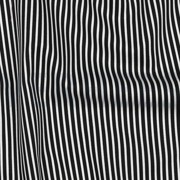 POPLIN STRIPES BLACK (thumbnail) #2