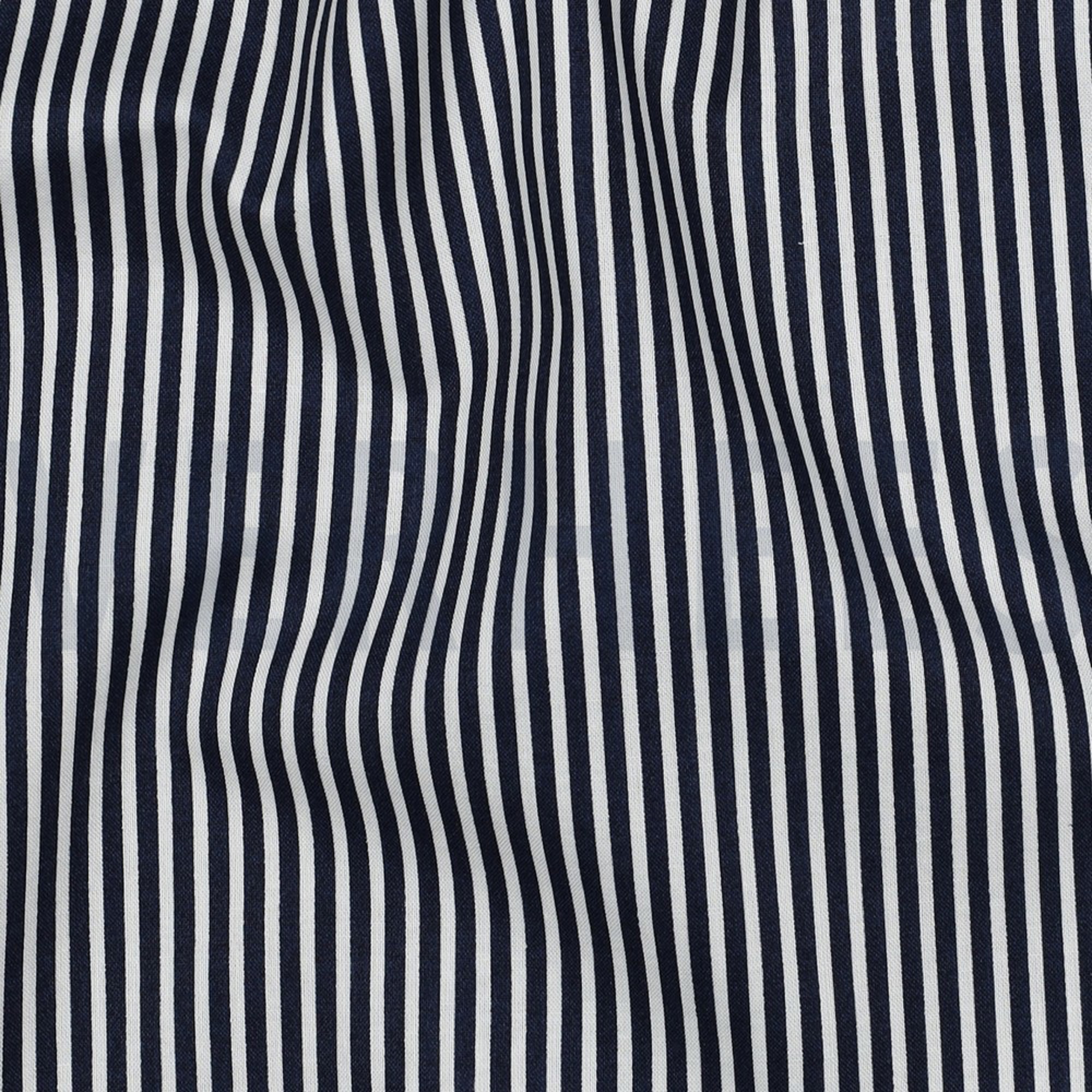 POPLIN STRIPES NAVY (high resolution) #2