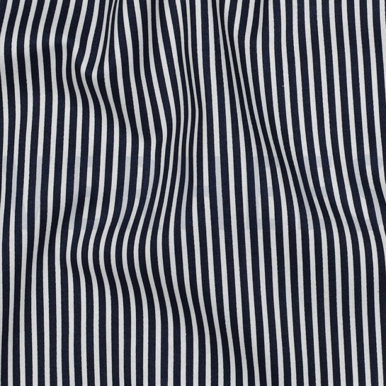 POPLIN STRIPES NAVY #7