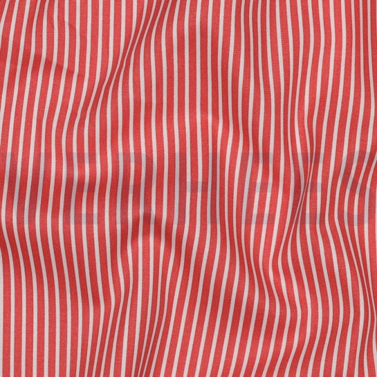 POPLIN STRIPES CORAL #7