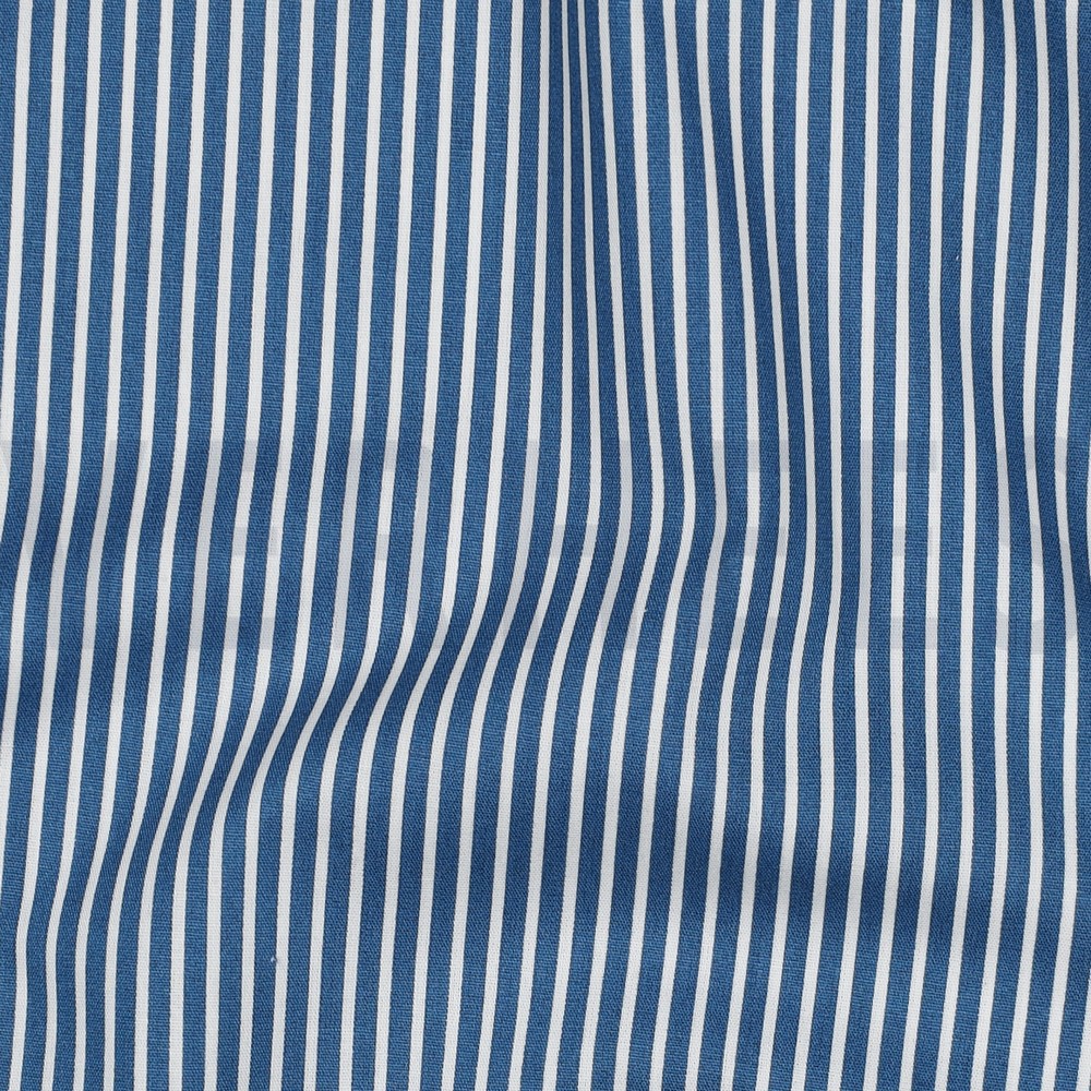 POPLIN STRIPES BLUE #7