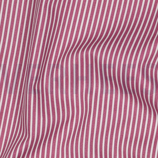BAUMWOLLE POPELINE STREIFEN MAUVE #7