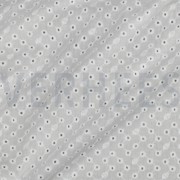 KATOEN EMBROIDERY TWEE-ZIJDIGE GOLFRAND WIT (thumbnail) #2