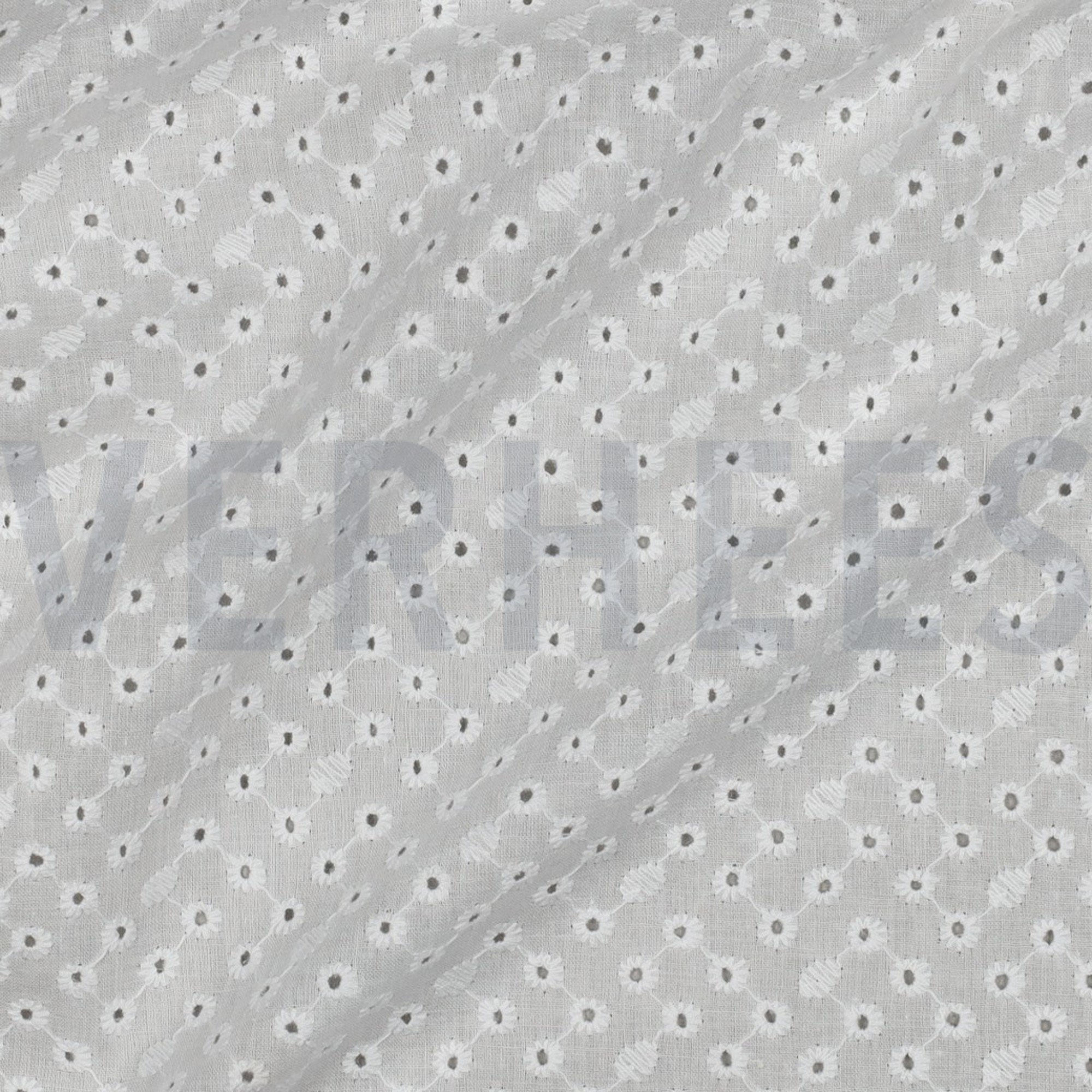 KATOEN EMBROIDERY TWEE-ZIJDIGE GOLFRAND WIT (high resolution) #2