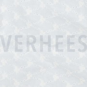 KATOEN EMBROIDERY TWEE-ZIJDIGE GOLFRAND WIT (thumbnail) #2