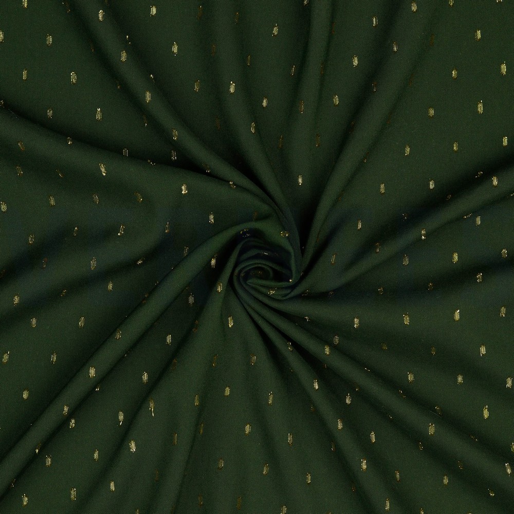 VISCOSE LUREX DONKERGROEN #7