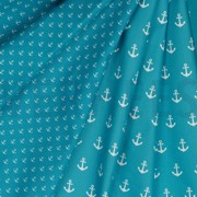 POPLIN ANCHORS TURQUOISE (thumbnail) #2