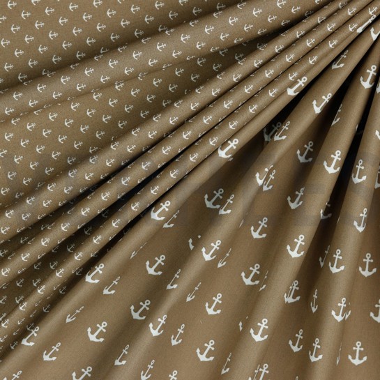 POPLIN ANCHORS TAUPE #7