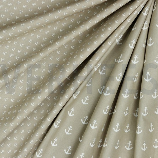 POPLIN ANCHORS SAND #7