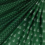POPLIN ANCHORS DARK GREEN (thumbnail) #2
