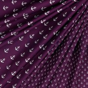 POPLIN PETIT ANCHORS PURPLE (thumbnail) #2